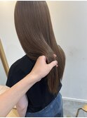 髪質改善グレージュ