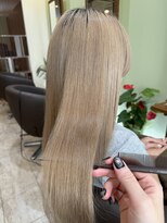 タックバイハレ たまプラーザ(takk by Hale)&nbsp;[takk]髪質改善縮毛矯正/チェリーブラウン/ホワイトグレージュ