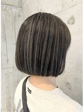 プラスシー(+C) 地毛を活かした地毛にハイライトへ/福岡ハイライト