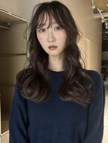 フィルムス 大阪本町(FILMS)&nbsp;ロング/レイヤーカット/シースルーバング/ベージュカラー/本町