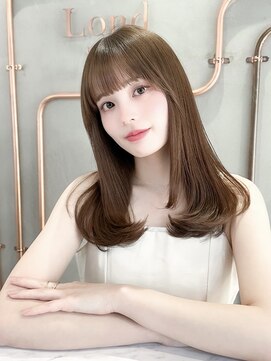 ロンドリゼル 札幌(Lond RiseL) ◯ オリーブグレー/韓国/レイヤーカット/髪質改善/縮毛矯正/札幌