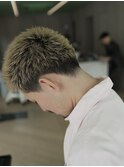 束感スパイキーショート/短髪/テーパーフェード