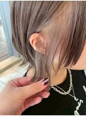 髪質改善/顔周りレイヤーカット/グレージュ[千葉/千葉駅]