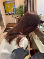 ナナナパレナ 梅田店(nanana parena) ほんのりレッドで叶える透明感カラーと潤い髪質改善
