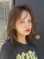 ミンクスリッカ 表参道(MINX RICCa) 柔らかく動く巻き髪セミディスタイル