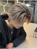 メンズバレイヤージュ/名古屋栄/刈り上げセンターパート/久屋