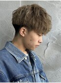 MEN’S HAIR/シャドウパーマ/刈り上げセンターパート/群馬高崎
