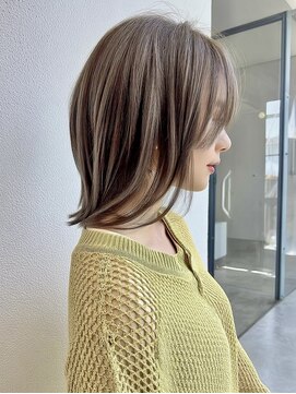 トーン 上大岡(tone.) ミディアムレイヤー”レイヤーカット*髪質改善*ハイライト