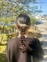 ジュラク(JURAKU)&nbsp;卒業式×編みおろしヘア