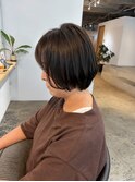 『襟足スッキリ◎柔らかくまとまる丸みショート』☆塩崎