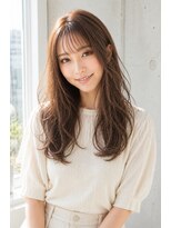 ティンク 港南台 (Tink) ナチュラルウェーブロング × シアーベージュ