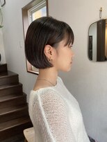オンカン(onkan) ミニボブ/ダークブラウン/コンパクトショート