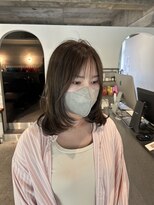 ツイッグ バイ ヤード(twig by YARD.) ミディアムレイヤー×オリーブカラー