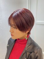 コード 四条河原町駅店(CHORD)&nbsp;ショートカット/レッド/ダブルカラー/京都河原町/10代20代30代