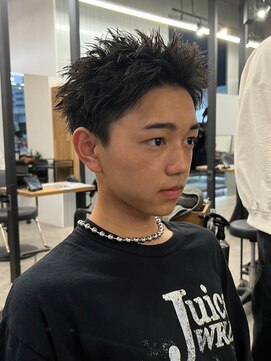 エルマーク 本山(L-MARK) スパイキーショート/短髪/ツーブロック/メンズ/men's
