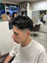 アンサ 伏見桃山店(ANSA)&nbsp;ラフカール/パーマ/フェード/メンズカット/黒髪パーマ/伏見