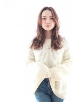 ヘアーアートシフォン 池袋西口店(Hair art chiffon) 黒髪似合わせカットグレージュグラデーションカラーのふわミディ