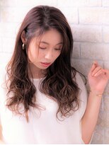 ソア 武蔵小杉(SOAR)&nbsp;イメチェン前髪くびれイヤリングカラーのラベンダーカラー