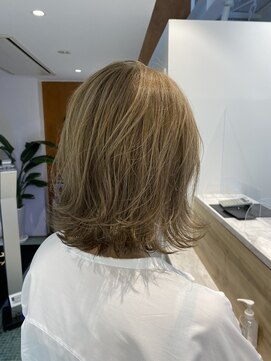 アテナ(ATENA) ミディボブ×ミルクティ【ATENA中嶋】