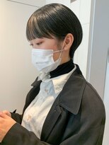 アルバム 銀座(ALBUM GINZA)&nbsp;マッシュショート_くびれヘアビタミンカラー_ba371181