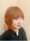 外ハネショートボブ【デザインカラー/髪質改善】