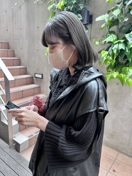 ジェノ(JENO by apish) ヘルシースタイル!透明感抜群ブリーチなしのダブルカラー!