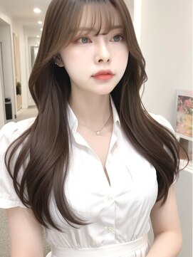 アフロートリノ(AFLOAT Leino) 2wayバング 韓国前髪 シースルー ミディアム くびれ