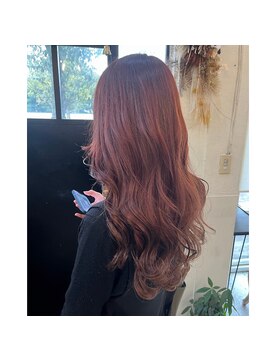 ボアップ(boappu) ＃暖色カラー＃ケアブリーチ＃ピンクブラウンカラー＃髪質改善