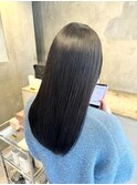 黒髪ロングストレート