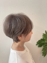 ヘアー ヴィノベーション(Hair Vinovation) 愛され丸みショートボブ◆白髪ぼかしナチュラルカラー