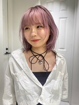 ゼスト 八王子店(ZEST)&nbsp;ペールカラー ピンクラベンダーカラー ケアブリーチ 【otoha】