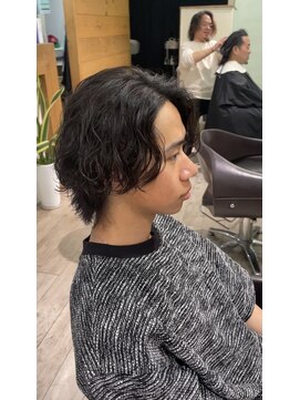 アソビ 大人のミディアムパーマ