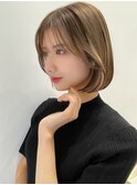 韓国ボブ イヤリングカラー タンバルモリ 内巻きボブt82