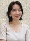 韓国タンバルモリボブナチュラルベージュ 長田