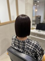 シャルマン 六町(CHARMANT) 切りっぱなしボブ