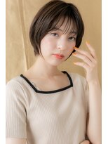 カバーヘアアンドスパ ブリス 浦和(COVER HAIR&SPA bliss) 小顔補正カット大人美人黒髪ひし形丸みショート312X浦和30代40代