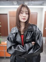 ニコ トウキョウ 渋谷(nico TOKYO)&nbsp;顔まわりレイヤーハッシュレイヤー透明感オリーブグレージュ渋谷