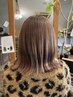 ヘアカラー&水素トリートメント　￥9900→￥9450