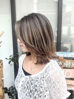 エガオ 藤沢店(EGAO)&nbsp;【複雑履歴にならないアンブレラで作るハイライトカラー】