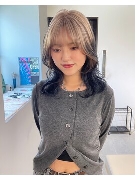ニコフクオカヘアーメイク(NIKO Fukuoka Hair Make) 《NIKO》周りと差をつけるデザインカラー/ルーツカラー