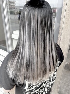 トリニティ(trinity) ハイライトカラーミルクティーベージュケアブリーチダブルカラー