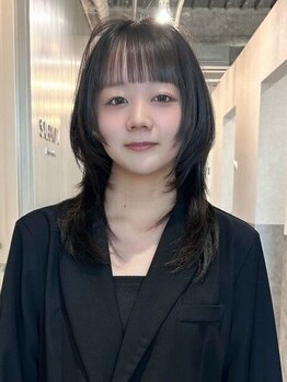 ビアンコ(bianco)の写真/印象の影響が大きい顔まわり♪前髪やサイドバングのデザインもしっかりこだわります【八丁堀/レイヤー】