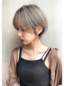 ブラン 広島本通(Blanc) 【Blanc】ショート＿ショートボブ＿ブリーチ＿ボブ