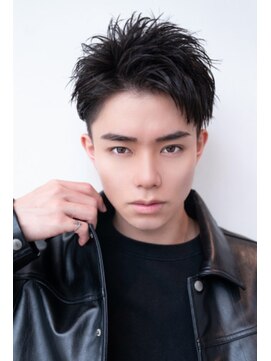 ハバナ 渋谷(HAVANA) 爽やか刈り上げツーブロックアップバングスパイキーショート