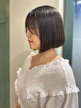 ヘアサロン ナノ(hair salon nano) ボブ/イルミナカラー/艶髪/30代/40代