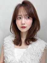 アグノス 青山(Agnos)&nbsp;サイドバング薄めバンググランマッシュこなれヘアモテ髪前髪