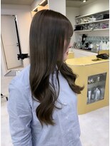 ディジョン(Dijon)&nbsp;韓国顔まわりレイヤーカットグレージュオリーブベージュブラウン