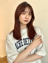 アペロ 柏(Apero)&nbsp;ダークレッド/顔まわりカット/韓国風/ダブルカラー/柏/千葉