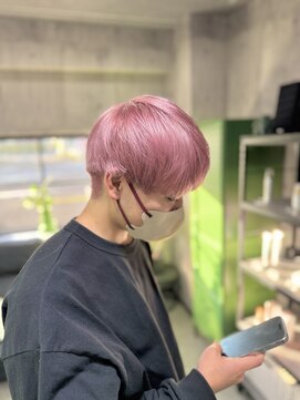 ノーン(NONE) マッシュ×ペールピンク