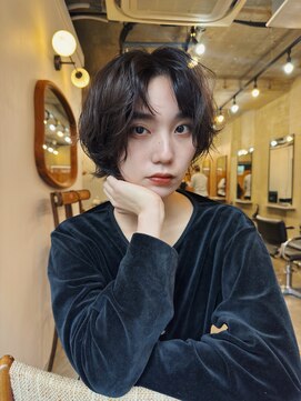 ヒュージ 表参道(huge) レイヤーボブ/ショート/ニュアンスパーマ/顔周りカット/20代30代